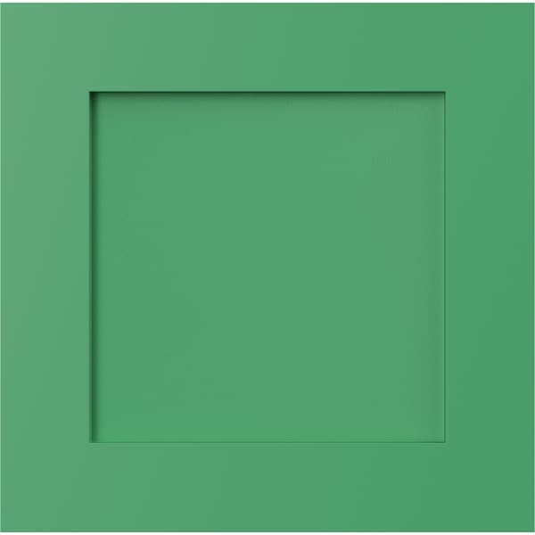 Ekena Millwork 12"W x 12"H True Fit PVC Flat Panel Shutters Sample, Lilly Pads SAMPLE-TFPFPLP - main